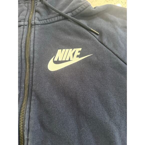 Nike Hoodie Womens Blue Sportswear Rally Fitness Training Size Medium - Picture 3 of 7
